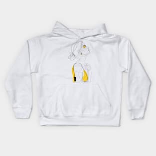 Line Woman Kids Hoodie